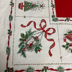 MCM vintage tablecloth